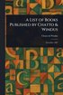 List of Books Published by Chatto & Windus