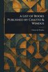 List of Books Published by Chatto & Windus
