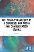 The Covid-19 Pandemic as a Challenge for Media and Communication Studies