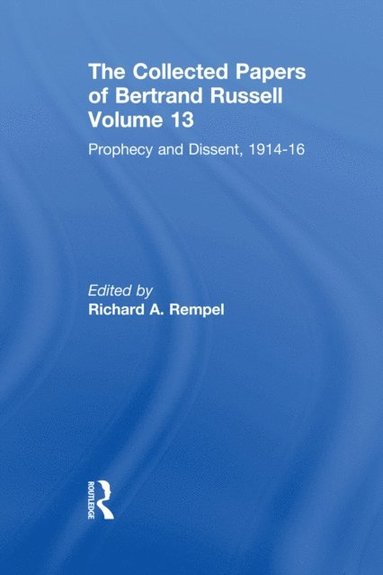 Collected Papers of Bertrand Russell, Volume 13 (hftad)