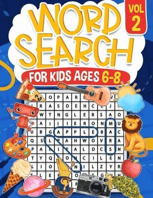 Word Search for Kids Ages 6-8 Volume 2 (hftad)