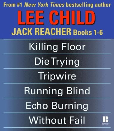 Lee Child's Jack Reacher Books 1-6 (häftad)