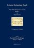 J. S. Bach The Well-Tempered Clavier Book I in Open Score