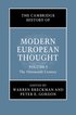 Cambridge History of Modern European Thought: Volume 1, The Nineteenth Century