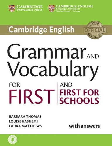 Grammar and Vocabulary for First and First for Schools Book with Answers and Audio (inbunden)