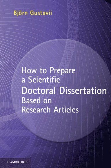 How to Prepare a Scientific Doctoral Dissertation Based on Research Articles (hftad)