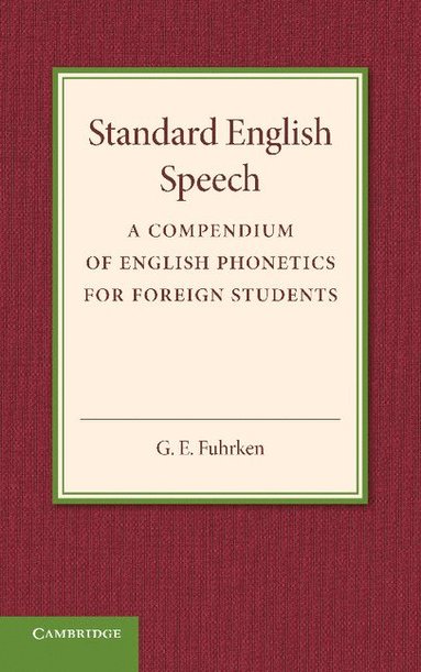 Standard English Speech (inbunden)