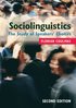 Sociolinguistics