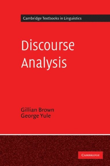 Discourse Analysis (e-bok)