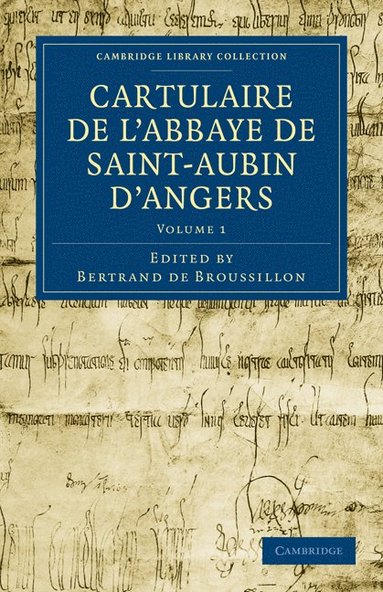 Cartulaire de l'Abbaye de Saint-Aubin d'Angers (hftad)