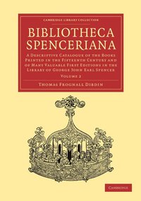 Bibliotheca Spenceriana (hftad)