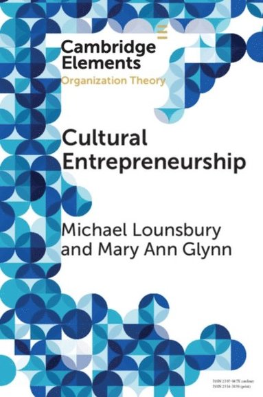Cultural Entrepreneurship (e-bok)