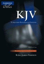 KJV Turquoise Reference Bible, Black Goatskin Leather, Red-letter Text, KJ676:XRL (häftad)
