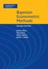 Bayesian Econometric Methods