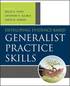 Developing Evidence-Based Generalist Practice Skills