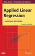 Applied Linear Regression