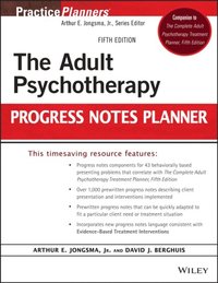 Adult Psychotherapy Progress Notes Planner (e-bok)
