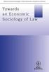 Towards an Economic Sociology of Law