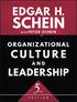 Organizational Culture and Leadership