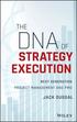 The DNA of Strategy Execution