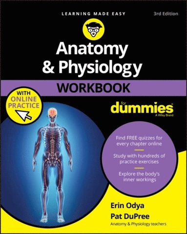 Anatomy & Physiology Workbook For Dummies with Online Practice (häftad)