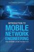 Introduction to Mobile Network Engineering: GSM, 3G-WCDMA, LTE and the Road to 5G