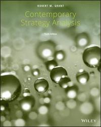 Contemporary Strategy Analysis (hftad)