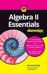 Algebra II Essentials For Dummies (hftad)