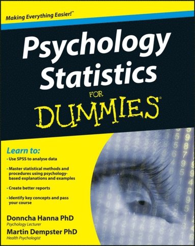 Psychology Statistics For Dummies (inbunden)