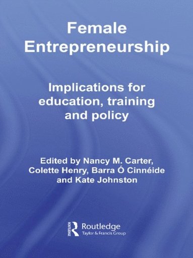 Female Entrepreneurship (e-bok)