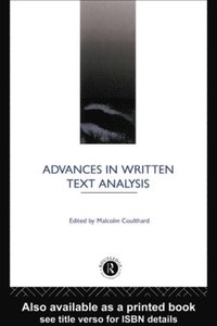 Advances in Written Text Analysis (e-bok)