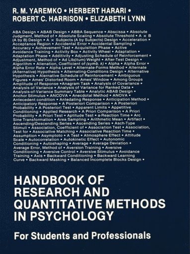 Handbook of Research and Quantitative Methods in Psychology (e-bok)