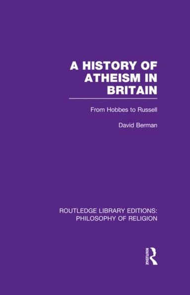 A History of Atheism in Britain (e-bok)
