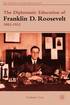 The Diplomatic Education of Franklin D. Roosevelt, 18821933