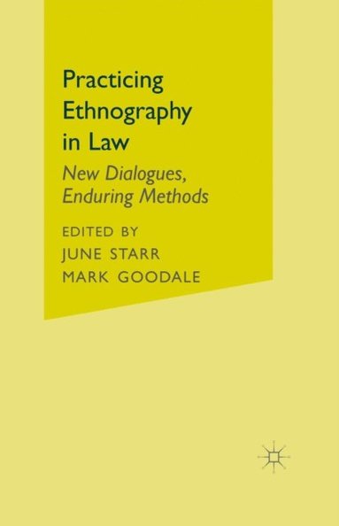 Practicing Ethnography in Law (e-bok)