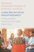 A New Era in Focus Group Research