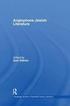 Anglophone Jewish Literature