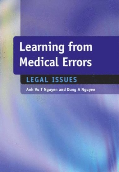 Learning from Medical Errors (e-bok)
