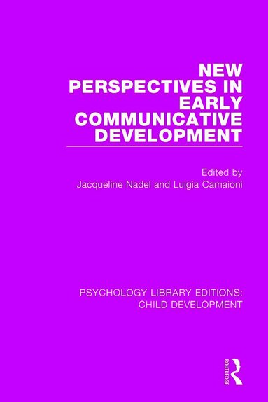 New Perspectives in Early Communicative Development (h�ftad)