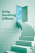 Doing Something Different