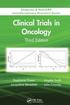 Clinical Trials in Oncology, Third Edition