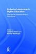 Inclusive Leadership in Higher Education