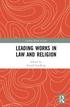 Leading Works in Law and Religion
