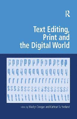 Text Editing, Print and the Digital World (hftad)