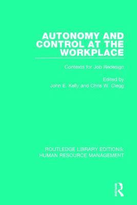 Autonomy and Control at the Workplace (hftad)