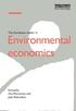 Earthscan Reader in Environmental Economics