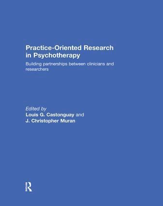 Practice-Oriented Research in Psychotherapy (h�ftad)