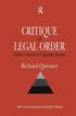 Critique of the Legal Order