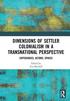 Dimensions of Settler Colonialism in a Transnational Perspective