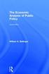 Economic Analysis of Public Policy